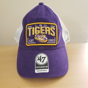 LSU Tigers '47 Brand Adjustable Snapback Hat Cap Crawford Purple NCAA New